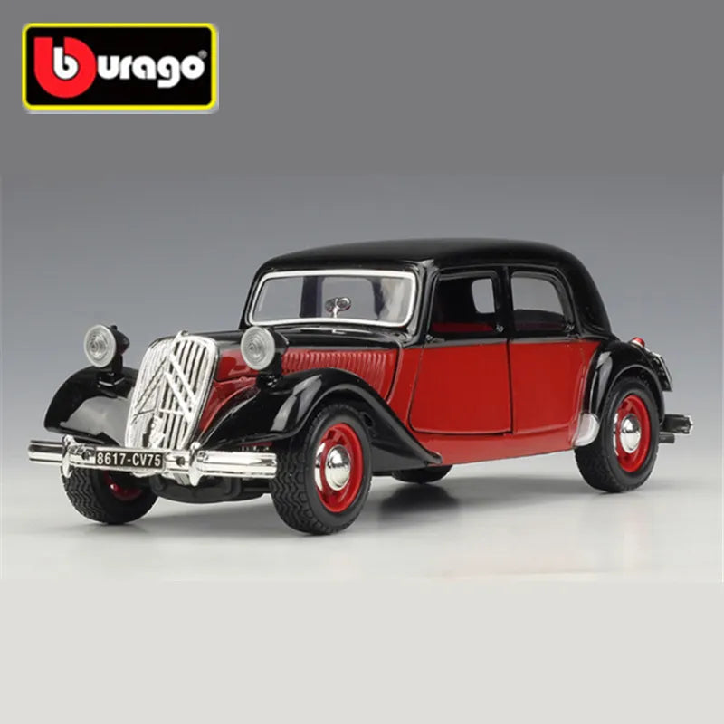 Bburago 1938 Citroen- Liga Modelo de carro clássico Presente para crianças